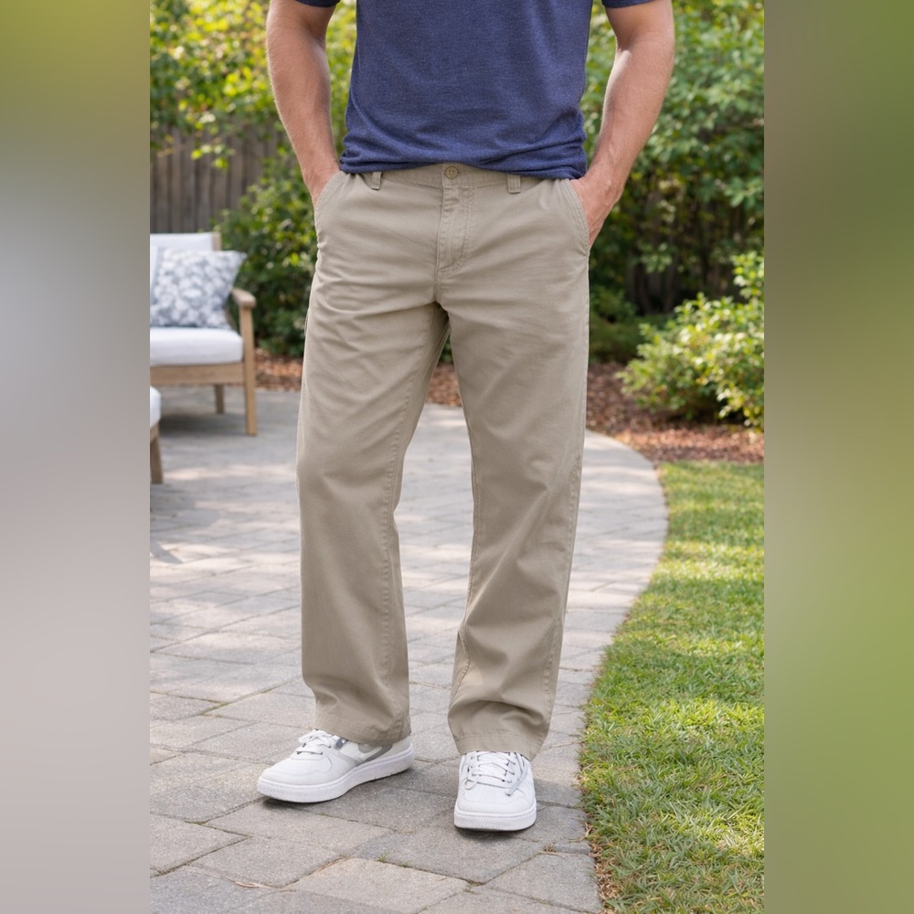 Dockers Khaki Cargo Pants – Men’s Size 38x30 – Classic Fit – Beige